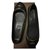 Louis Vuitton Zapatillas de ballet Negro Cuero  ref.64963