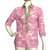 Henry Cotton's Floral cotton shirt Pink White Beige  ref.65070