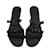 Hermès sandales rivage Caoutchouc Noir  ref.65075