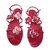 Louis Vuitton Sandals Red Patent leather  ref.65086