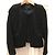 Maje Black Wool Jacket M - view 3