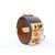 Bracelet Hermès Collier de chien CDC Lezard Ombre Natura Taille S GHW Cuirs exotiques Gris  ref.65140