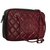 Camera Chanel Handbags Black Dark red Leather  ref.65143
