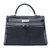 Hermès Kelly Lakis Black Cloth  ref.65166