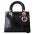 Lady Dior Black Patent leather  ref.65178