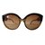 Céline Vintage Sunglasses Light brown Dark brown Resin  ref.65204
