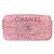 Chanel Portafogli a catena foderato in tela Tweed Pink on Chain Rosa  ref.65218