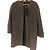 Massimo Dutti Grey soft wool blend open coat