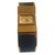 Hermès Loquet Black Exotic leather Gold-plated  ref.65389