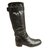 Free Lance Boots Black Leather  ref.65482