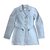 Hermès jaqueta de linho Azul  ref.65499