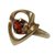 Autre Marque Rings Red Yellow gold Gold  ref.65578