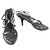 Louis Vuitton Sandals Silvery Leather  ref.65659