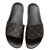 Louis Vuitton Sandalias de hombre Negro Goma  ref.65879