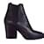 The Kooples Ankle Boots Black Leather  ref.66142