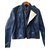 Marc Jacobs Blazer Jacken Blau Leder  ref.66178