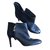 Louis Vuitton Ankle Boots Black Leather  ref.66182