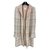 Chanel Frühling Tweed lange Jacke Pink Beige  ref.66185