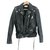 Saint Laurent Leather jacket Black  ref.66187