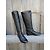 Botas Chloé de piel granulada negra Negro - vista 3