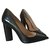 Barbara Bui Calcanhares Preto Couro  ref.66225