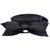 Chanel Cinturones Negro Paño  ref.66251