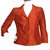 Marella Silk blazer jacket Orange  ref.66275