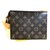 Louis Vuitton toiletry pouch 19 Brown Patent leather  ref.66375