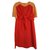 Carven Dress Red Polyester  ref.66473