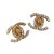 Chanel Clip-on Earrings Golden Metal  ref.66542