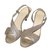 Hermès sandali D'oro Pelle  ref.66595
