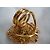 Autre Marque Anello in metallo dorato Taglia 58 D'oro - vista 5