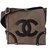 Chanel Handtaschen Braun Taupe Leder Wildleder  ref.66617