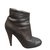 Isabel Marant Ankle Boots Dark brown Leather  ref.66649