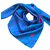 Chanel sciarpe Blu Seta  ref.66672