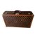 Bisten Louis Vuitton Travel bag Brown Steel Cloth  ref.66684