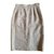Yves Saint Laurent die Röcke Beige Grau Wolle  ref.66688