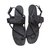 Hermès sandali Nero Paglia  ref.66754