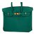 Hermès Birkin 25 Green Patent leather  ref.61971