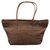 Autre Marque "DRAGON" Handbags Chocolate Leather  ref.66844