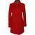 Calvin Klein Coats, Outerwear Red Cashmere Polyester Wool  ref.66915