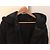 Chaqueta de plumón negra The Kooples con cuello de piel de cordero - vista 3