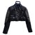 The Kooples Biker jackets Black Lambskin  ref.67177