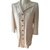 Yves Saint Laurent Dresses Beige Silk  ref.67209