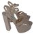 sandals. prada beige nude size 36 eu new Patent leather  ref.67264