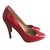 Aldo Heels Red Synthetic Patent leather  ref.67364