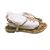 Chanel sandali Beige Scamosciato  ref.67378