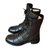 Chanel Ankle Boots Black Leather  ref.67445