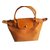 Longchamp Handbags Orange Synthetic  ref.67572