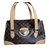 Louis Vuitton Beverly Dunkelbraun Leder Leinwand  ref.67574